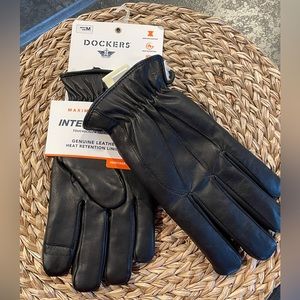 Dockers Intelitouch Leather Gloves